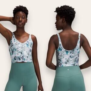 Lululemon Align Tank Top Cropped Kaleidofloral Multi W1DAJS 10 Women's